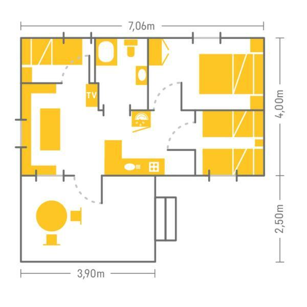 Bungalows Conca De Ter Vilallonga de Ter Eksteriør billede